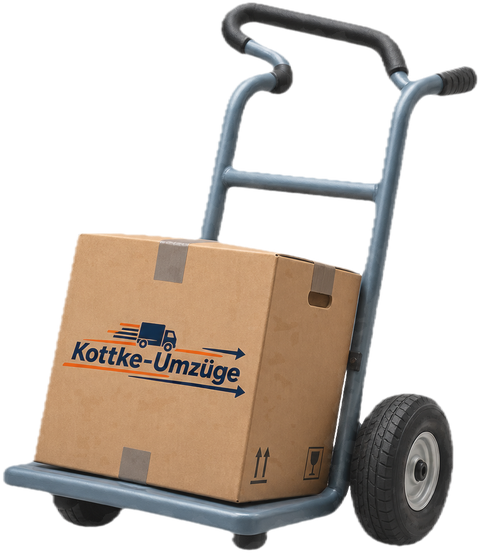 Sackkarre mit Umzugskarton von Kottke-Umzüge